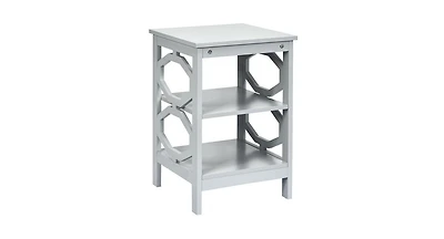 Slickblue 3-tier Nightstand Sofa Side End Accent Table