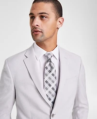 Kenneth Cole Reaction Men's Slim-Fit Mini-Houndstooth Suit