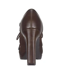 Impo Women's Olsen Stretch Lace Up Oxford Heeled Shooties