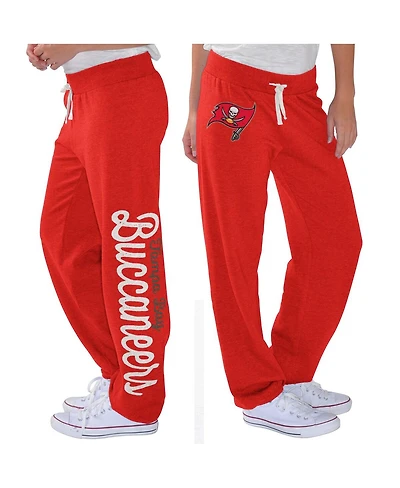Women's G-iii 4Her by Carl Banks Red Tampa Bay Buccaneers Scrimmage Fleece Pants