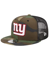 Men's New Era Camo New York Giants Main Trucker 9FIFTY Snapback Hat
