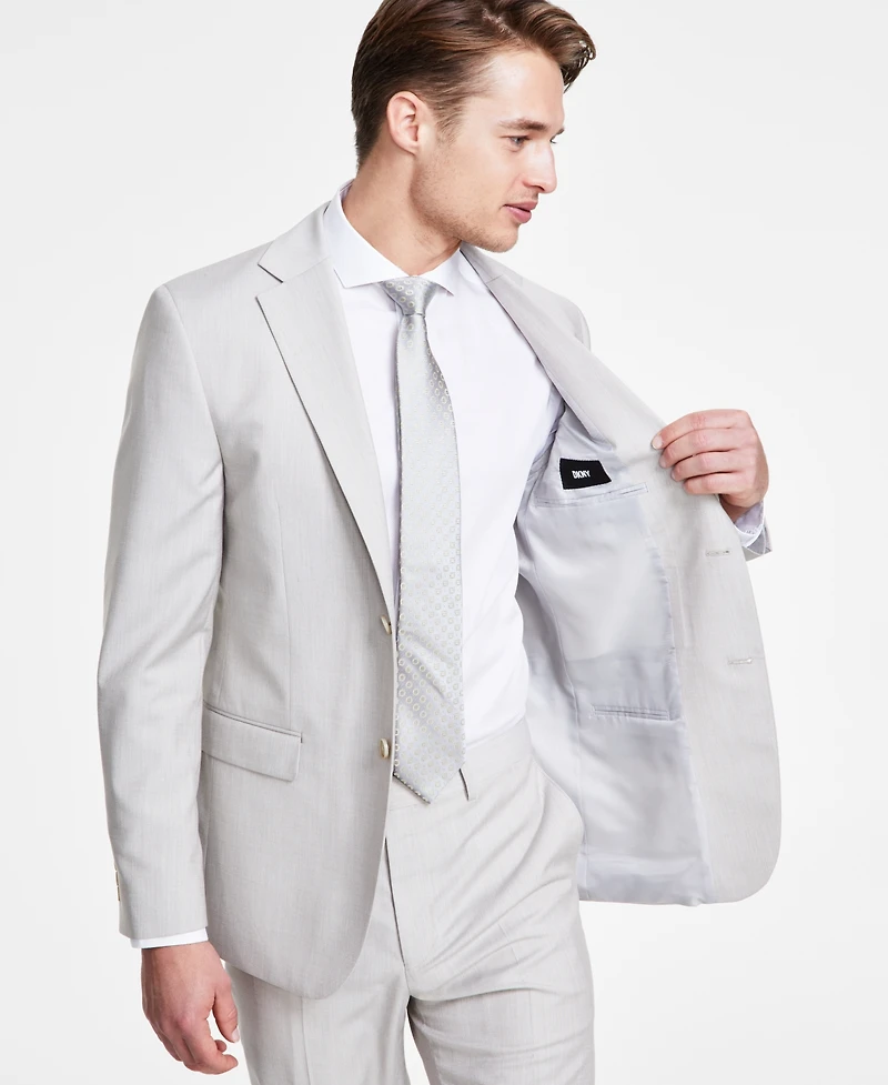 Dkny Men's Modern-Fit Natural Neat Suit Separate Jacket
