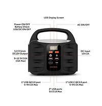 Alpha Digital Portable Power Station, 155Wh/42000mAh, Rechargeable Emergency Battery
