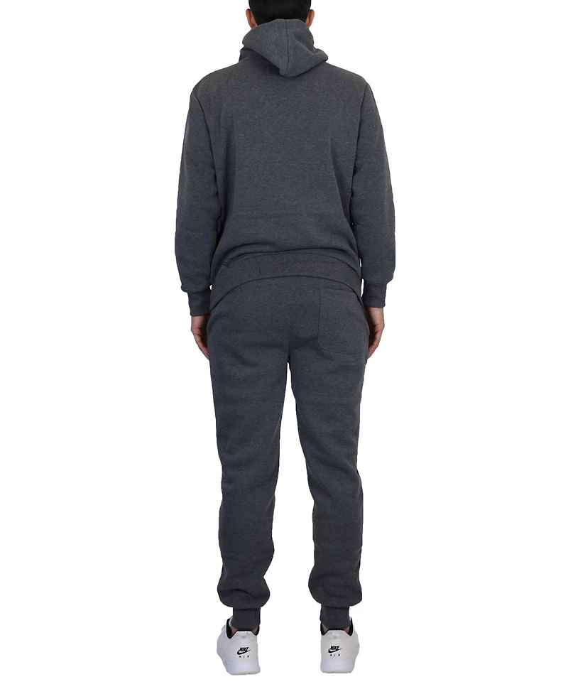 Galaxy By Harvic Men's Fleece-Lined Pullover Hoodie and Jogger Sweatpants