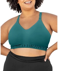 Kindred Bravely Plus Size Busty Sublime Hands-Free Pumping & Nursing Sports Bra Fits 42E-46I