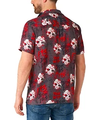 OppoSuits Men's Official Friday the 13th Hawaii Shirt - Halloween Themed Party Short Sleeve Black