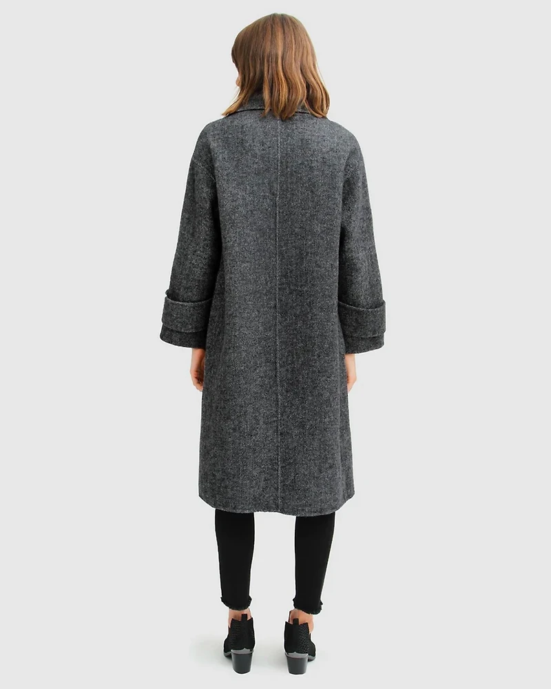 Belle & Bloom Women's Rumour Has It Oversized Wool Blend Coat