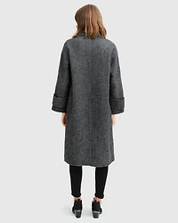 Belle & Bloom Women's Rumour Has It Oversized Wool Blend Coat