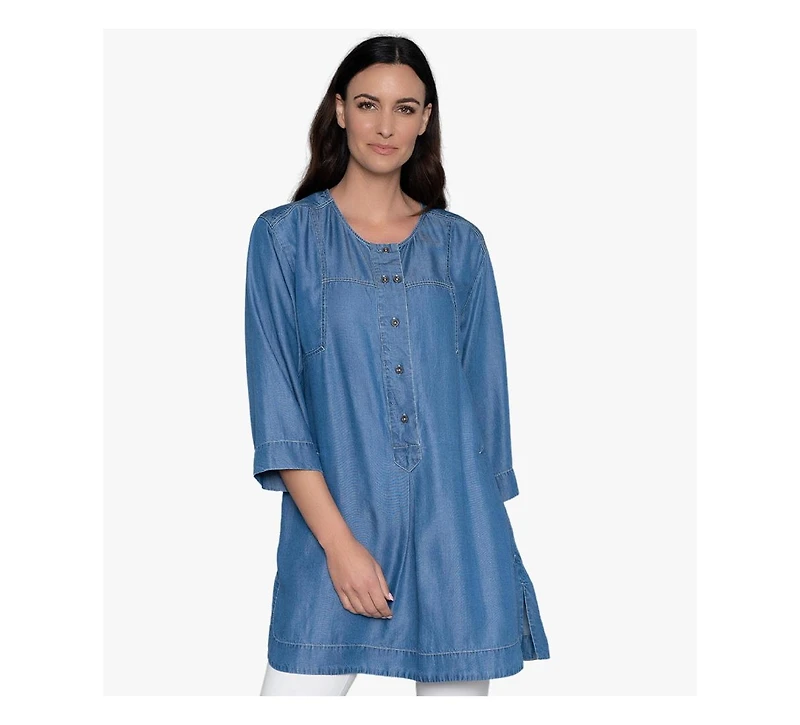 Stella Carakasi Women's Ultimate Tunic Tencel Denim