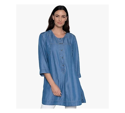 Stella Carakasi Women's Ultimate Tunic Tencel Denim