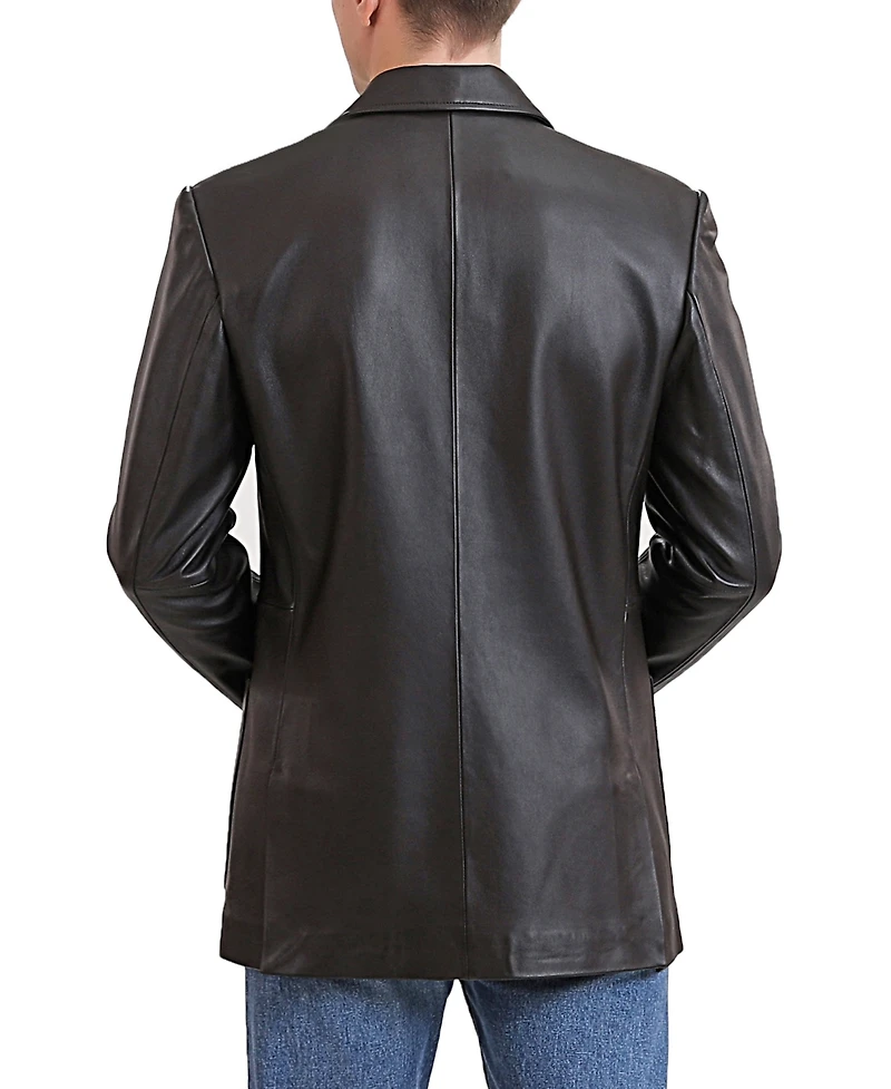 Bgsd Men Kai Two-Button Leather Blazer