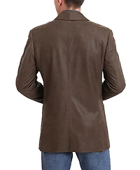 Bgsd Men Luke 2-Button Distressed Leather Blazer