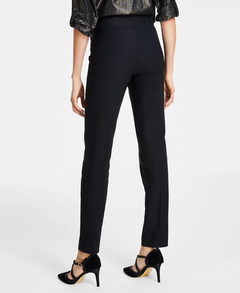 Gloria Vanderbilt Women's Tummy-Control Pull-On Slim Trousers