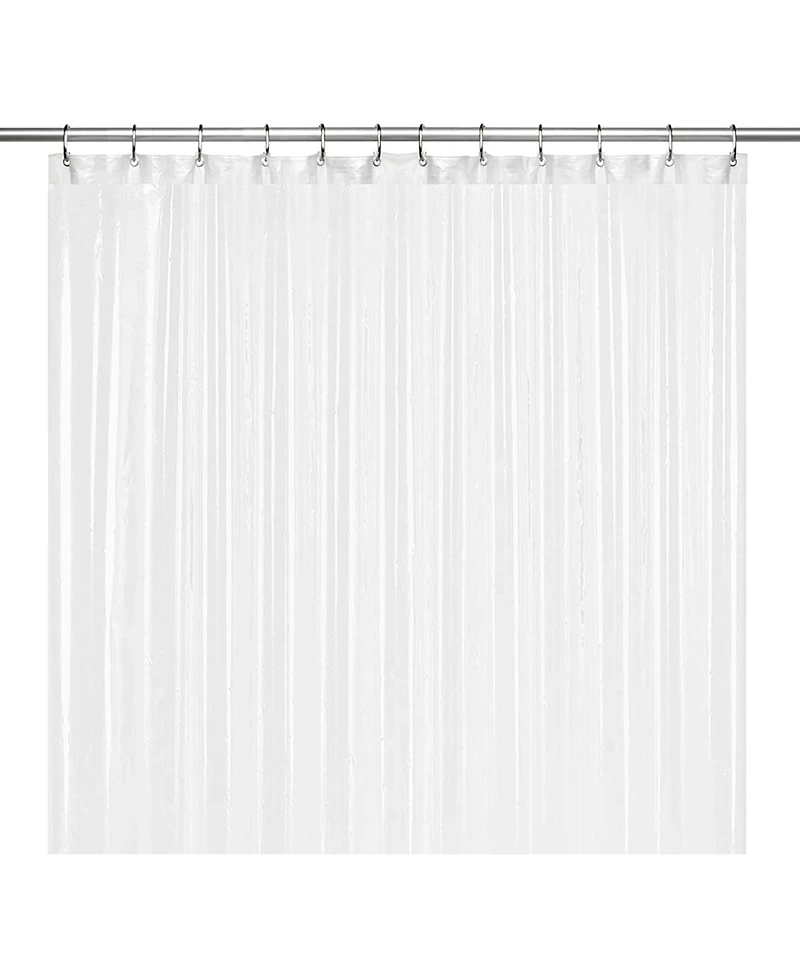 72" W x 78" H 8G Peva Extra Heavy Weight Shower Liner - Liba