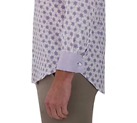 Report Collection Men's Slim-Fit Floral-Print Shirt