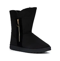 Olivia Miller Women's Olivia Cozy Side Zip Boot