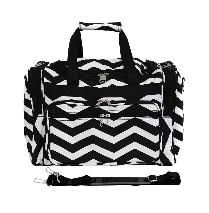 World Traveler Chevron 16-Inch Gym Bag Duffle