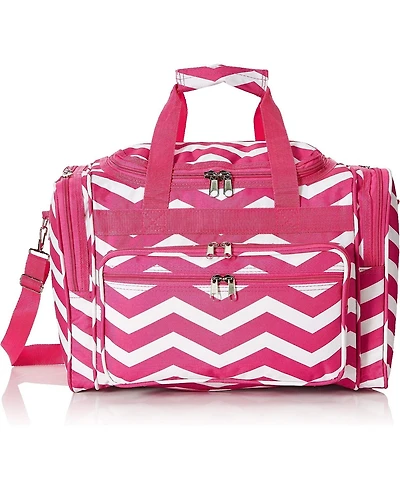 World Traveler Chevron 16-Inch Gym Bag Duffle