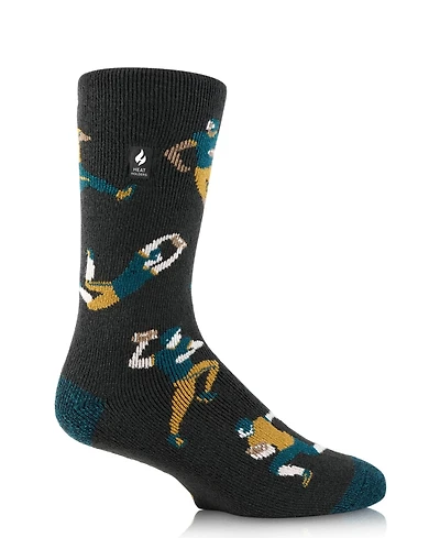 Heat Holders Men's Lite Jack Novelty Crew Sock
