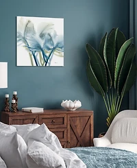 Empire Art Direct "Unfocused Beauty 3" Frameless Free Floating Tempered Glass Panel Graphic Wall Art, 24" x 24" x 0.2"