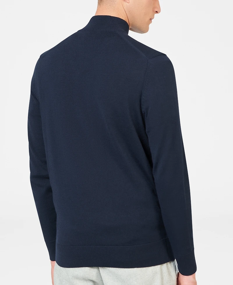 Ben Sherman Men's Merino Half Zip Sweater