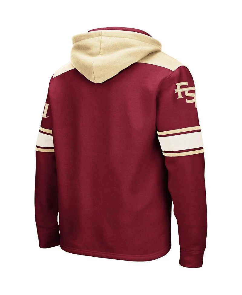 Men's Colosseum Garnet Florida State Seminoles 2.0 Lace-Up Hoodie