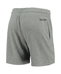 Women's Mitchell & Ness Heathered Gray Atlanta United Fc Logo Shorts