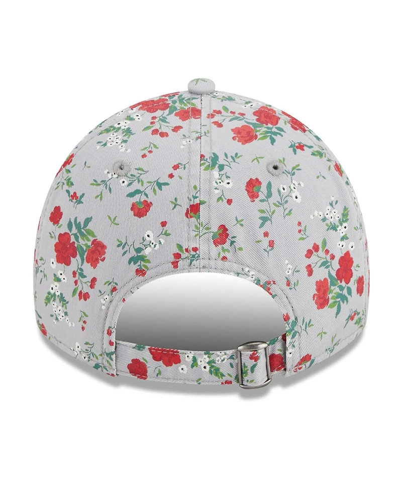 Women's New Era Gray Arizona Cardinals Bouquet 9TWENTY Adjustable Hat