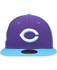 Men's New Era Purple Cincinnati Reds Vice 59FIFTY Fitted Hat