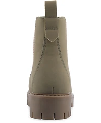 Journee Collection Women's Alara Medium and Wide Width Chelsea Lug Sole Bootie