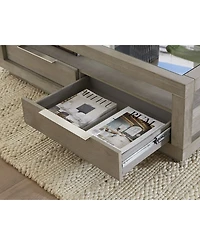 Tivie 54" Wood Coffee Table