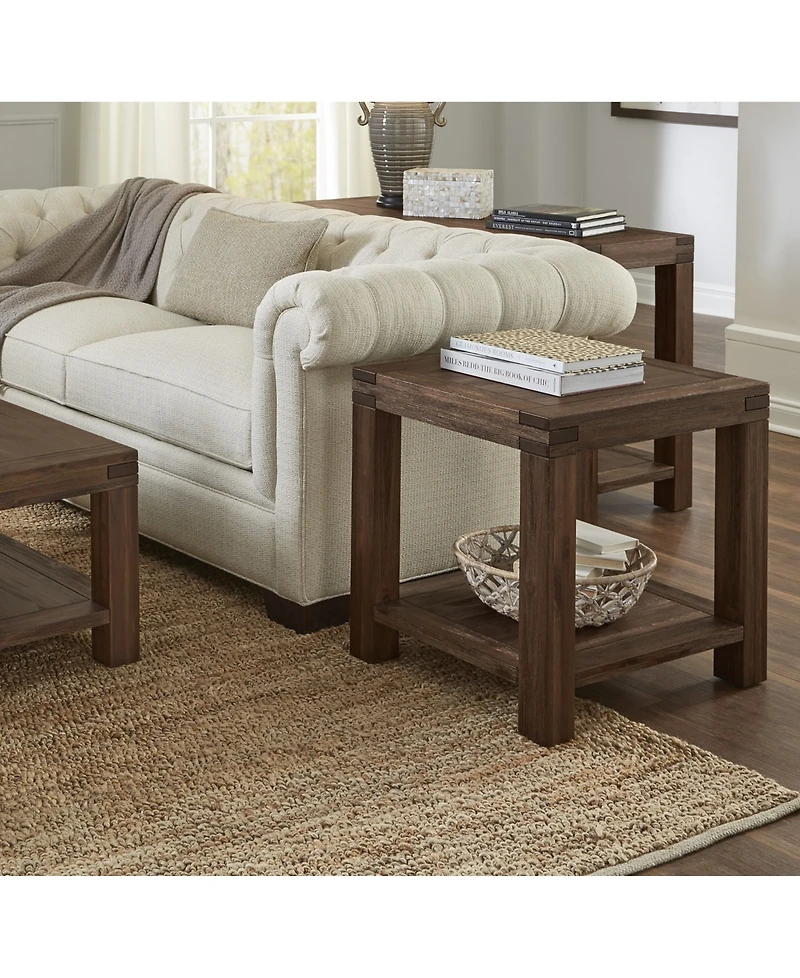 Meadow 24" Wood Side Table
