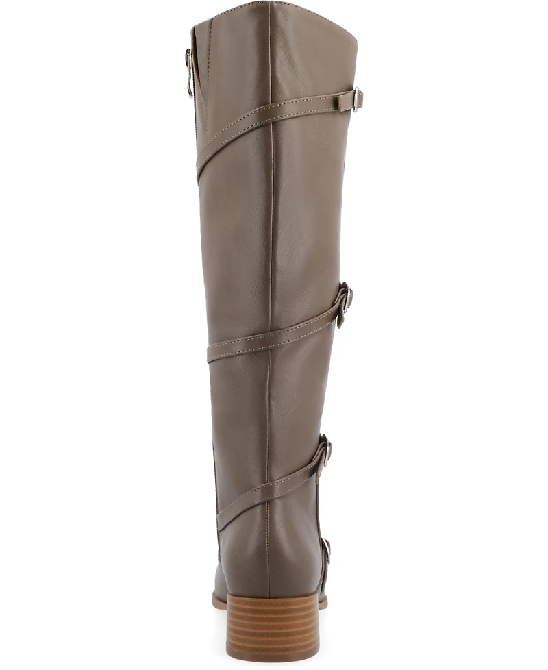 Journee Collection Women's Elettra Regular Calf Boots
