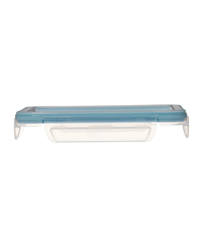 Anchor Hocking Glass 6 Cup Rectangle Food Storage with Truelock Locking Lid, 2 Piece Set