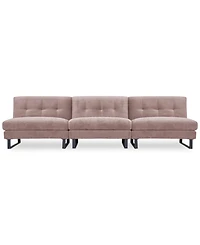 Closeout! Kathya 120" 3-Pc. Fabric Modular Sofa, Created for Macy's