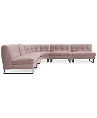 Closeout! Kathya 157" -Pc. Fabric Modular Sectional