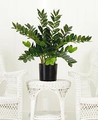 Nearly Natural 28" Artificial Zamioculcas Plant with Decorative Planter