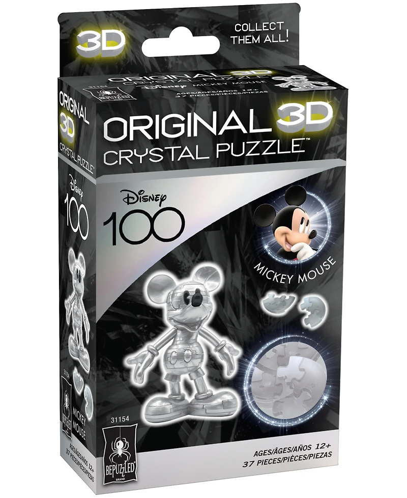 BePuzzled 3D Crystal Puzzle - Disney 100 Platinum Edition