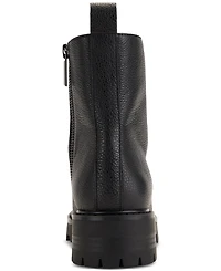 Karl Lagerfeld Paris Women's Mela Embellished Combat Booties