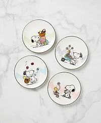 Lenox Peanuts Easter Accent Plates, Set of 4