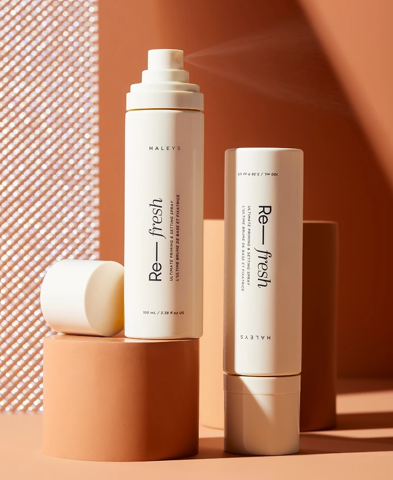 Haleys Beauty Re-fresh Ultimate Priming & Setting Spray, 3.38 oz.