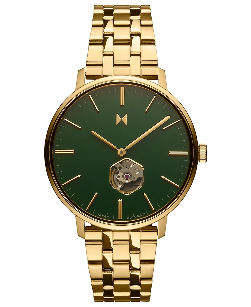 Mvmt Men's Legacy Slim Automatic Gold-Tone Stainless Steel Watch 42mm