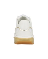 Calvin Klein Women's Magalee Casual Logo Lace-Up Sneakers - White