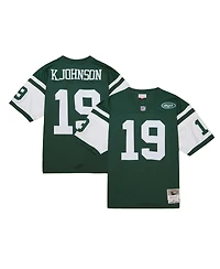 Men's Mitchell & Ness Keyshawn Johnson Green New York Jets 1998 Legacy Replica Jersey