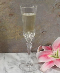 Lorren Home Trends Rcr Adagio Crystal Champagne Glass Set of 6
