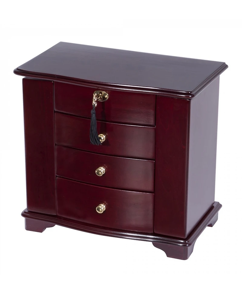 Mele & Co Waverly Wooden Jewelry Box in Finish