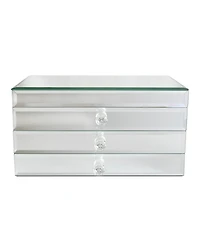 Mele & Co Maxine Mirror Glass Jewelry Box