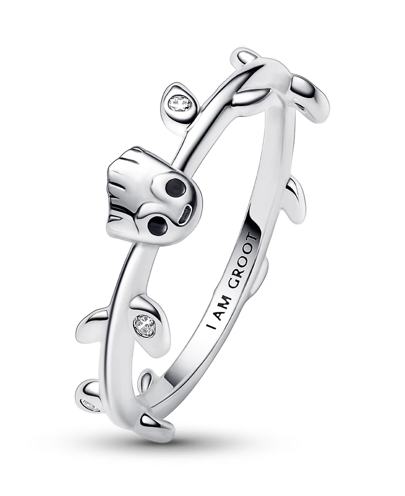 Pandora Sterling Silver Marvel Guardians of the Galaxy Groot Leaf Ring