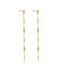 Ettika Geometric Linear 18K Gold Plated Earrings