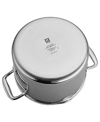 Zwilling Clad Cfx 8-Qt. Stock Pot with Strainer Lid and Pouring Spouts